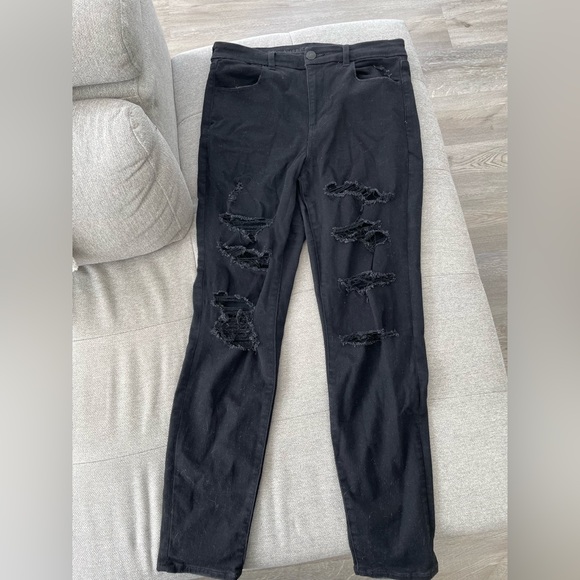 American Eagle Outfitters Denim - AE Black Ripped Jeans